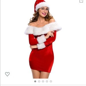 Mrs claus Christmas dress